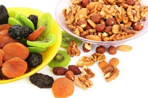 Dried fruits and nuts